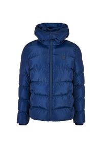 Kurtka z kapturem Urban Classics. Typ kołnierza: kaptur. Kolor: niebieski. Materiał: puch #1