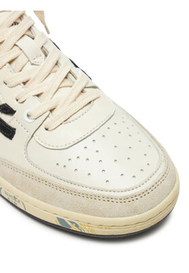 Premiata Sneakersy Bsktclay 6911 Beżowy. Kolor: beżowy. Materiał: skóra