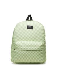 Vans Plecak Old Skool Check VN000H4XCLH1 Zielony. Kolor: zielony. Materiał: materiał