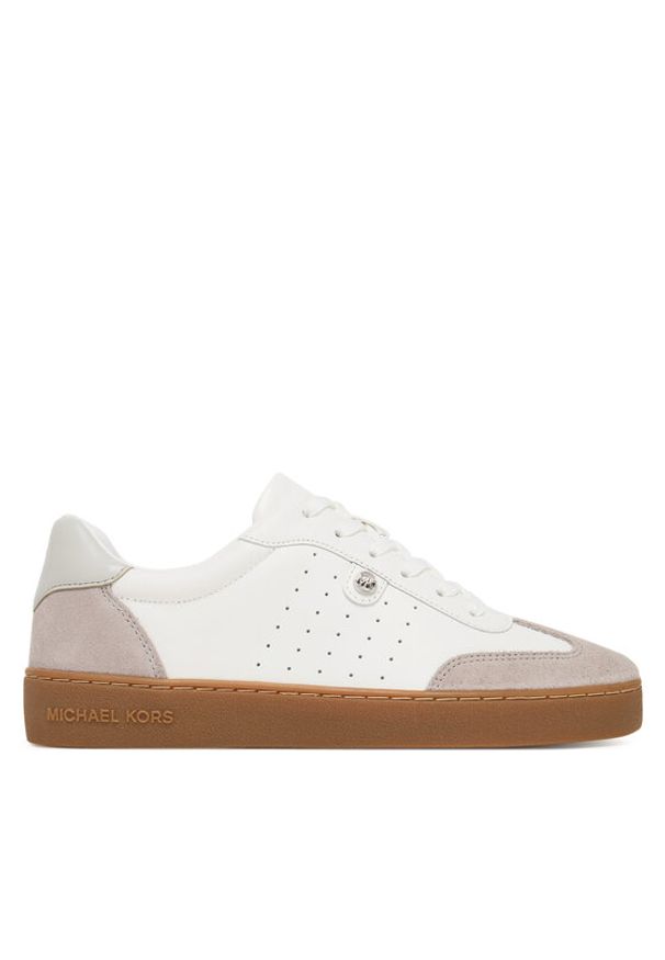 MICHAEL Michael Kors Sneakersy Scotty 43F4SCFS4L Biały. Kolor: biały. Materiał: skóra