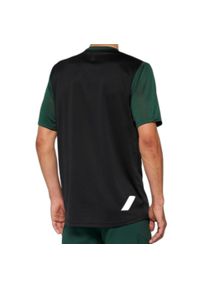 Dżersej z krótkim rękawem 100% ridecamp. Kolor: wielokolorowy, zielony, czarny. Materiał: jersey. Długość rękawa: krótki rękaw. Długość: krótkie