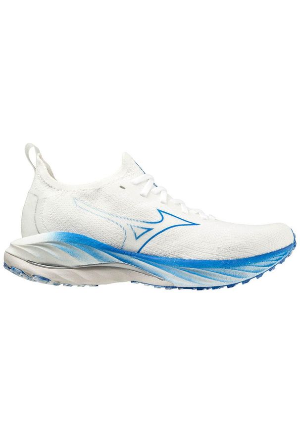 Kobieta Bieganie Buty Mizuno Wave Neo Wind Biały. Kolor: biały. Materiał: materiał. Model: Mizuno Wave. Sport: bieganie