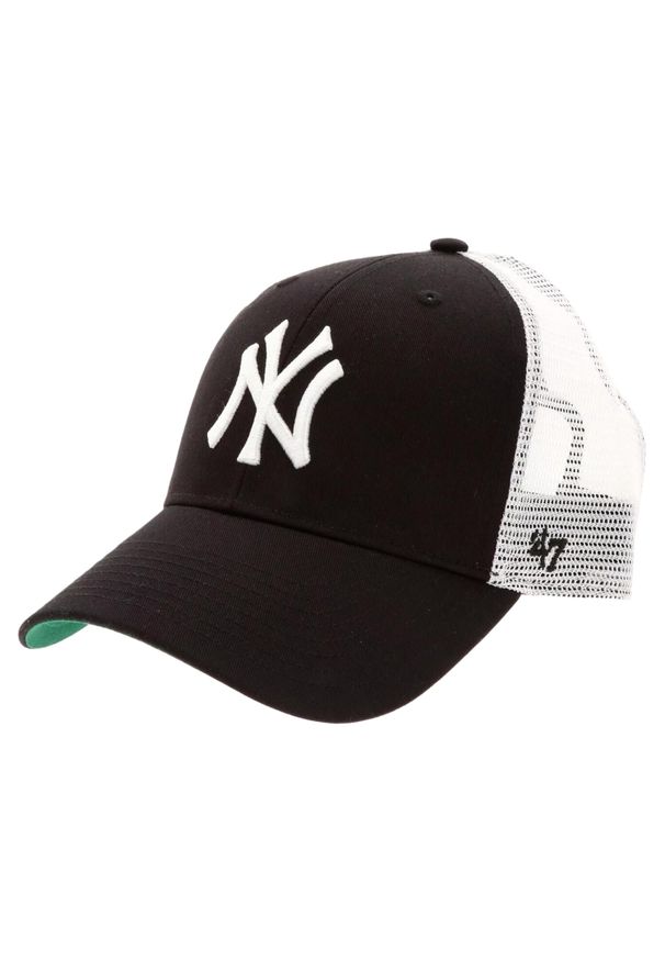 Męska czapka z daszkiem 47 Brand New York Yankees MVP Cap. Kolor: czarny. Materiał: bawełna, poliester