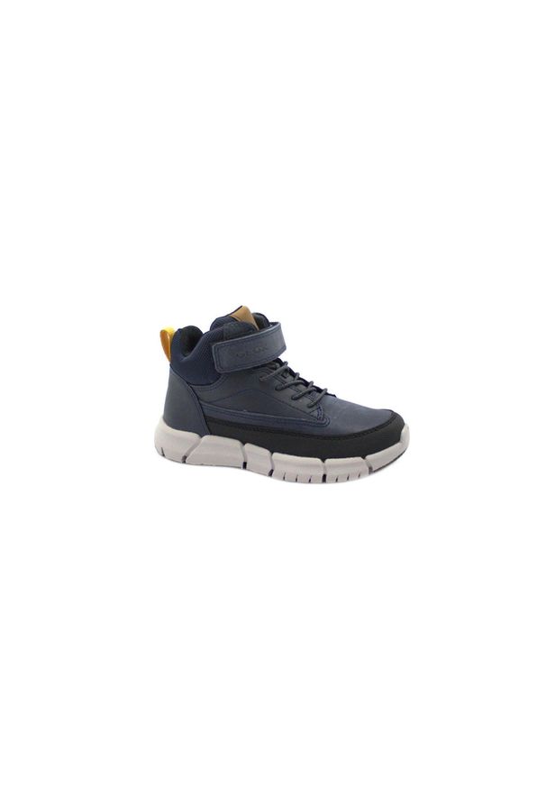 Geox - Buty GEOX J FLEXYPER B. Niebieski. Kolor: niebieski. Materiał: syntetyk, tkanina, skóra. Sport: turystyka piesza