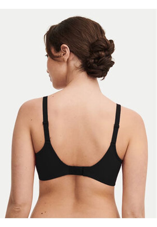 Chantelle Biustonosz z fiszbiną Floral Touch C94210 Czarny. Kolor: czarny. Materiał: syntetyk