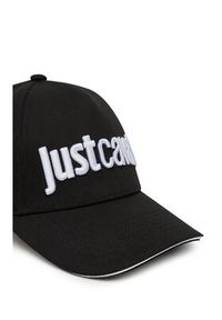 Just Cavalli Czapka z daszkiem 78RAZK30 ZG192 Czarny. Kolor: czarny. Materiał: bawełna, materiał