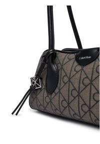 Calvin Klein Torebka Emblem Trio Jacquard LV04F3744G Szary. Kolor: szary #3