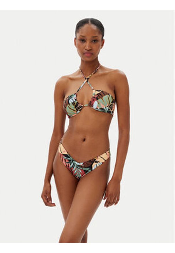 Volcom Góra od bikini Day And Night O1212500 Kolorowy. Materiał: syntetyk. Wzór: kolorowy
