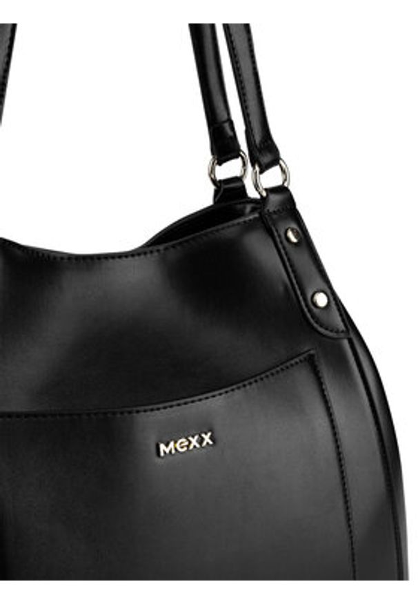 MEXX Torebka CEO-MEXX-S-007-07 Czarny. Kolor: czarny. Materiał: skórzane