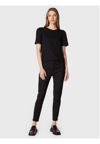 Moss Copenhagen T-Shirt Krysta 17033 Czarny Regular Fit. Kolor: czarny. Materiał: bawełna #3
