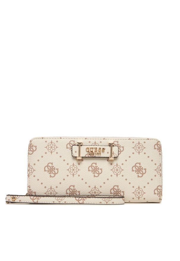 Guess Duży Portfel Damski Silia Slg SWGP98 90146 Écru. Materiał: skóra