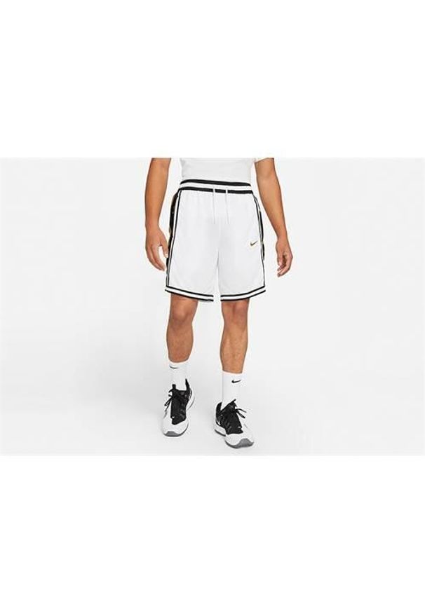 Spodnie treningowe męskie Nike Dri-fit Dna+. Kolor: biały. Materiał: materiał, syntetyk. Technologia: Dri-Fit (Nike). Długość: krótkie