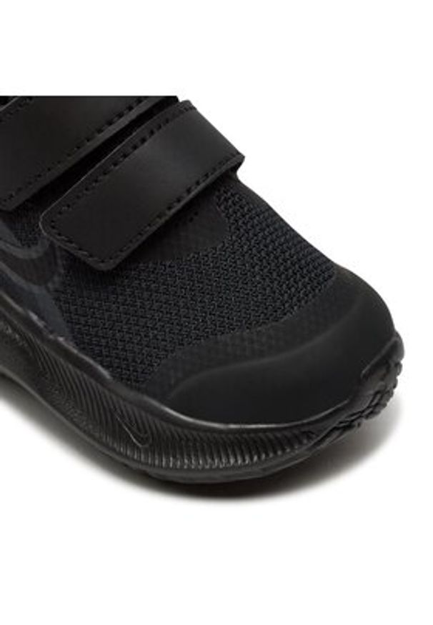 Nike Sneakersy Star Runner 3 (TDV) DA2778 001 Czarny. Kolor: czarny. Materiał: materiał