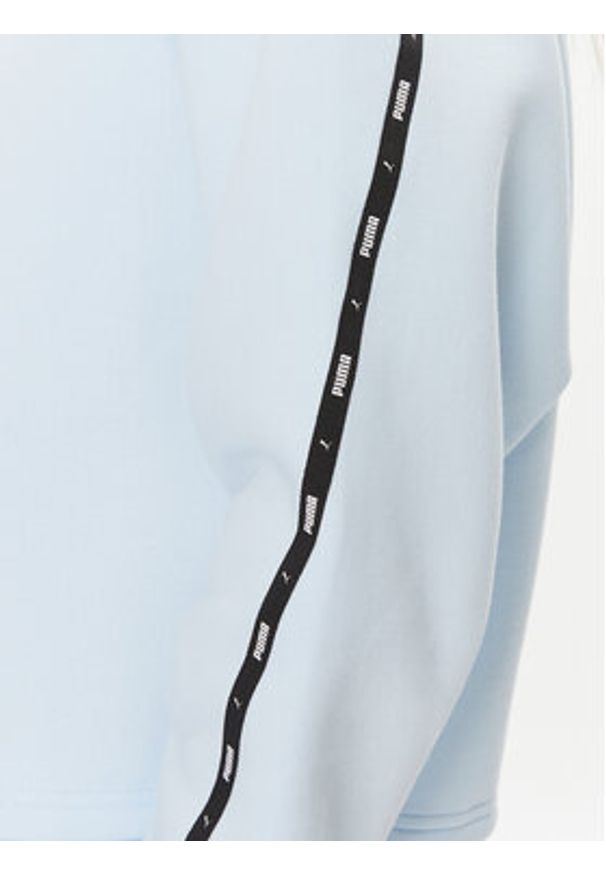 Puma Bluza Ess Tape 675996 Niebieski Regular Fit. Kolor: niebieski. Materiał: bawełna