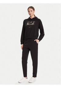 EA7 Emporio Armani Dres 7W000687 AF12502 UC001 Czarny Regular Fit. Kolor: czarny. Materiał: bawełna