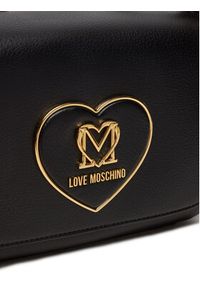 Love Moschino - LOVE MOSCHINO Torebka JC4120PP1LLB0000 Czarny. Kolor: czarny. Materiał: skórzane