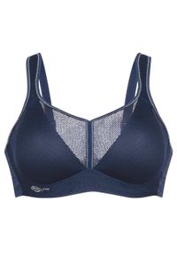 ANITA ACTIVE - Stanik do biegania Air Control mit Delta Pad z wysoki poziomem podtrzymywania. Kolor: niebieski. Materiał: elastan, poliester, poliamid. Sport: bieganie