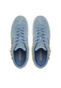 Guess Sneakersy 177191 Niebieski. Kolor: niebieski. Materiał: materiał #3