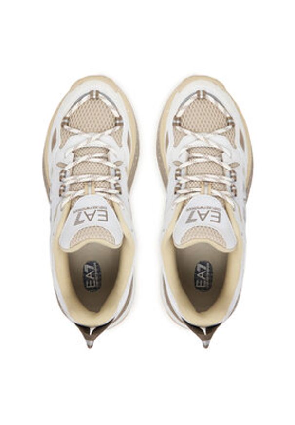 EA7 Emporio Armani Sneakersy 7X000602 AF10181 MZ702 Biały. Kolor: biały. Materiał: skóra