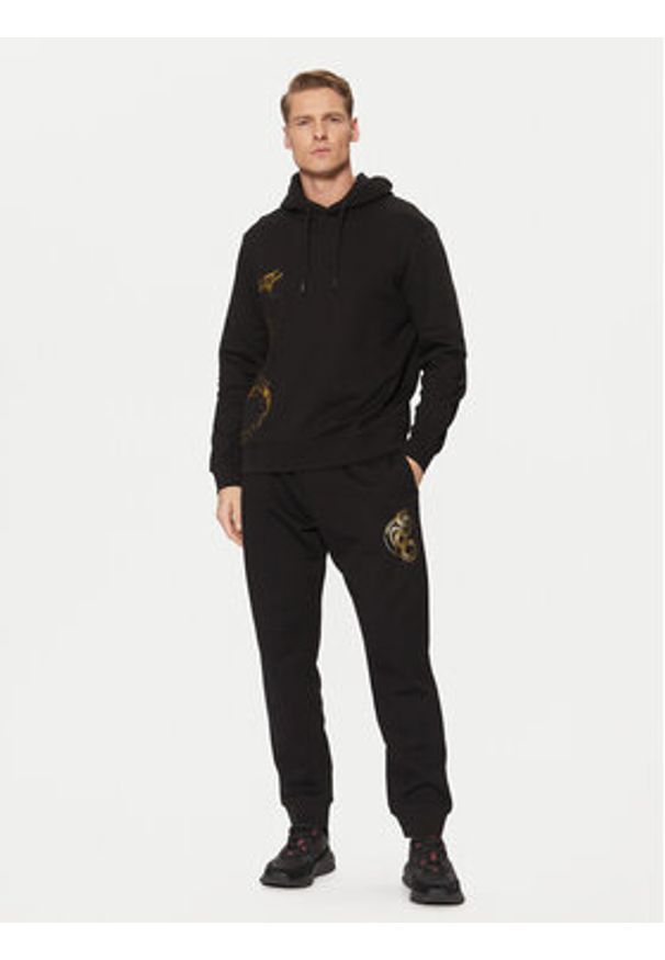 Armani Exchange Spodnie dresowe XM000218 AF10830 UC001 Czarny Regular Fit. Kolor: czarny. Materiał: bawełna