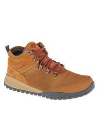 columbia - Buty do chodzenia męskie Columbia Fairbanks Mid. Zapięcie: sznurówki. Kolor: wielokolorowy, brązowy. Materiał: tkanina, materiał, skóra, syntetyk. Szerokość cholewki: normalna. Sport: turystyka piesza