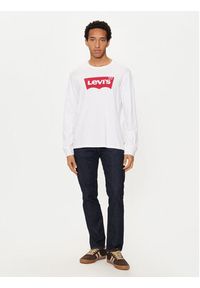 Levi's® Longsleeve Graphic Tee 36015-0010 Biały Regular Fit. Kolor: biały. Materiał: bawełna. Długość rękawa: długi rękaw #6