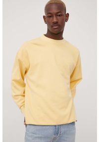 Levi's® - Levi's bluza bawełniana męska kolor żółty gładka. Okazja: na spotkanie biznesowe. Kolor: żółty. Materiał: bawełna. Wzór: gładki. Styl: biznesowy #5