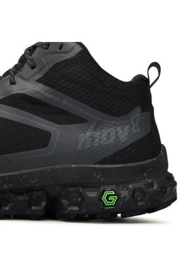 Inov-8 Trekkingi Rocfly G 390 Gtx GORE-TEX 001101-BK-S-01 Czarny. Kolor: czarny. Materiał: materiał. Technologia: Gore-Tex. Sport: turystyka piesza