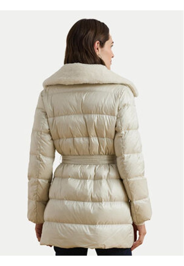 Lauren Ralph Lauren - LAUREN RALPH LAUREN Płaszcz zimowy 297957500002 Écru Regular Fit. Materiał: syntetyk. Sezon: zima