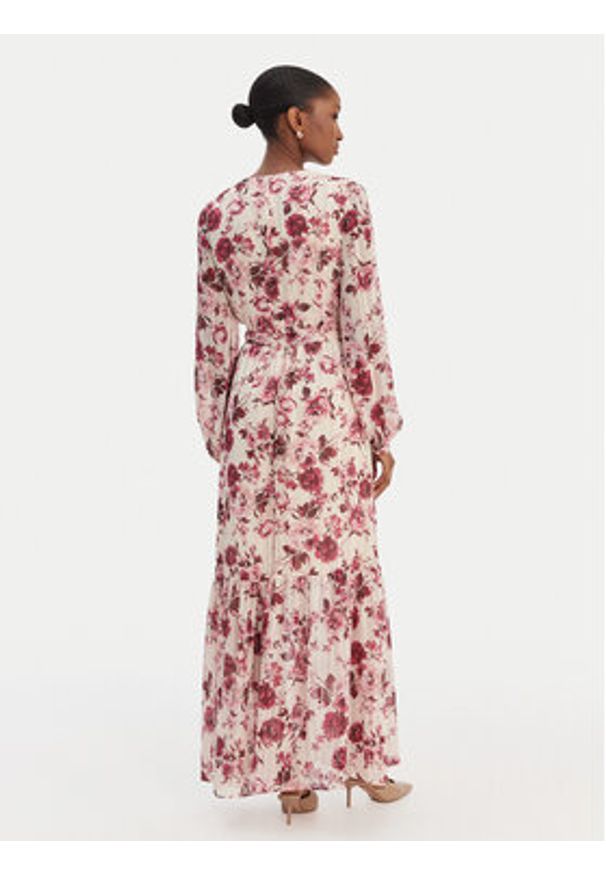 Guess Sukienka wieczorowa W6RK39 WJ712 Écru Regular Fit. Materiał: syntetyk. Styl: wizytowy