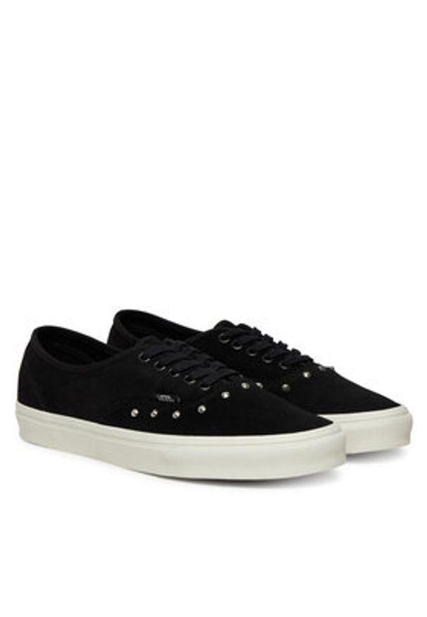 Vans Tenisówki Authentic VN000CRQBLK1 Czarny. Kolor: czarny. Materiał: zamsz, skóra
