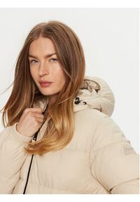 Napapijri Kurtka zimowa A-Box Logo NP0A4HZ2 Beżowy Regular Fit. Kolor: beżowy. Materiał: syntetyk. Sezon: zima #3