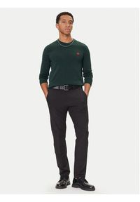 Hugo - HUGO Sweter San Cassius-C1 50475083 Zielony Regular Fit. Kolor: zielony. Materiał: bawełna #5