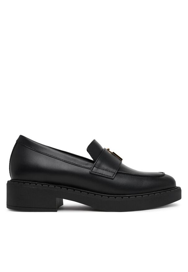 Loafersy Furla. Kolor: czarny