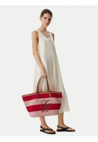 TOMMY HILFIGER - Tommy Hilfiger Torebka Th Nautical Tote Crochet Str AW0AW18816 Kolorowy. Wzór: kolorowy #1
