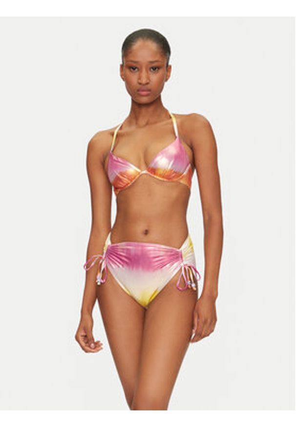 Chantelle Góra od bikini Pulp Metallic C22KMA Kolorowy. Materiał: syntetyk. Wzór: kolorowy