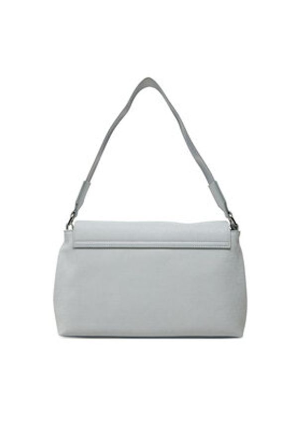Calvin Klein Torebka Ck Must Satchel_Mono K60K613181 Szary. Kolor: szary. Materiał: skórzane