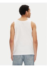 Quiksilver Tank top EQYZT08041 Biały Regular Fit. Kolor: biały. Materiał: bawełna #3