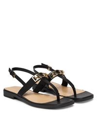 Guess Sandały FLJRMY LEA03 Czarny. Kolor: czarny. Materiał: skóra #6