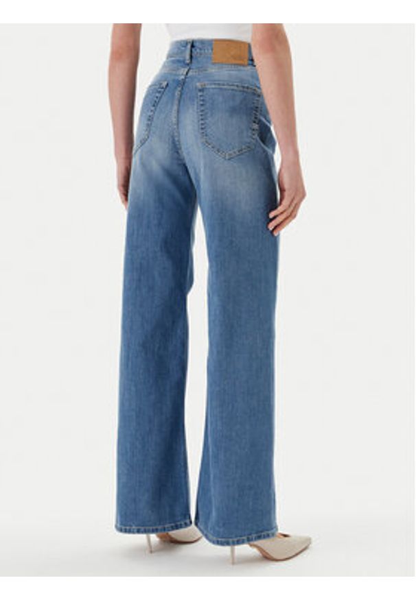 ViCOLO Jeansy DD5076 Niebieski Wide Leg. Kolor: niebieski