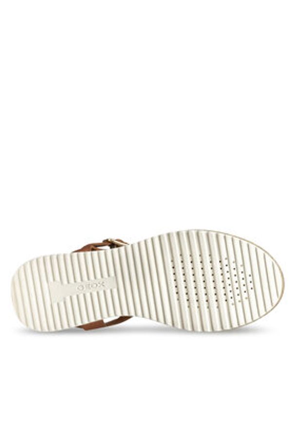 Geox Espadryle D Eolie D55SRB 02243 C6001 Brązowy. Kolor: brązowy. Materiał: zamsz, skóra