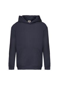 FRUIT OF THE LOOM - Bluza Z Kapturem Premium Dla Dzieci. Typ kołnierza: kaptur. Kolor: niebieski