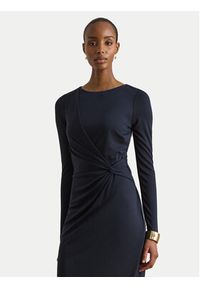 Lauren Ralph Lauren - LAUREN RALPH LAUREN Sukienka dzianinowa 200P14033001 Granatowy Slim Fit. Kolor: niebieski. Materiał: syntetyk #2