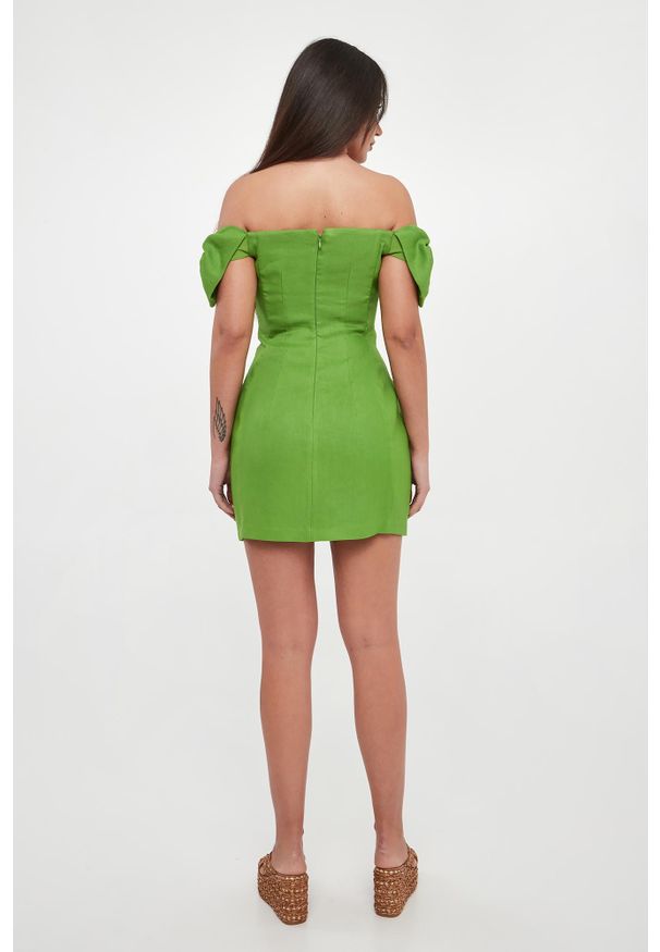 Elisabetta Franchi - Sukienka hiszpanka ELISABETTA FRANCHI. Typ kołnierza: dekolt hiszpanka