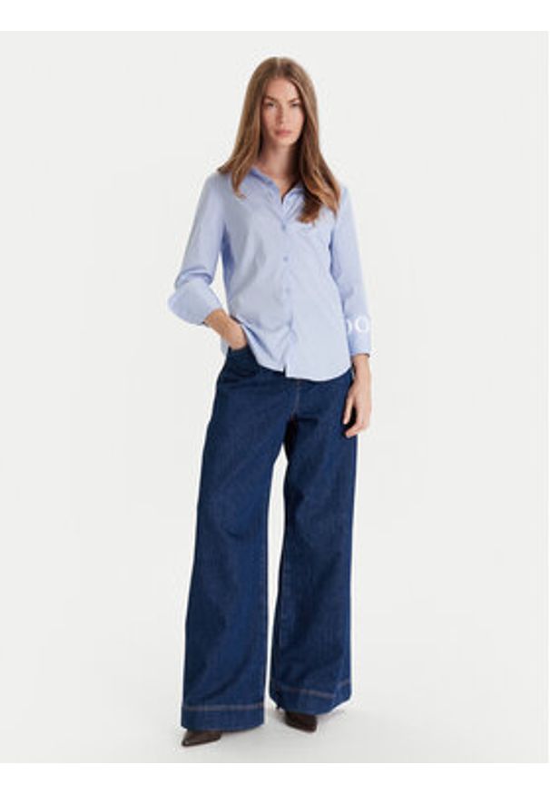 JOOP! Koszula 58 253B58Belli 30047553 Błękitny Slim Fit. Kolor: niebieski. Materiał: bawełna