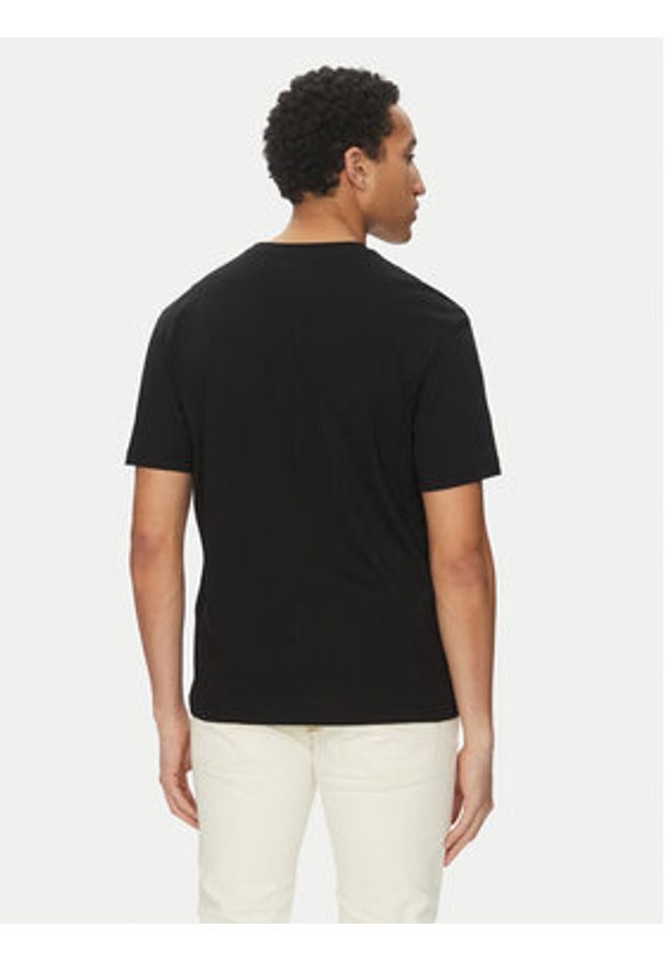 Jack & Jones - Jack&Jones T-Shirt Detroit 12268441 Czarny Relaxed Fit. Kolor: czarny. Materiał: bawełna