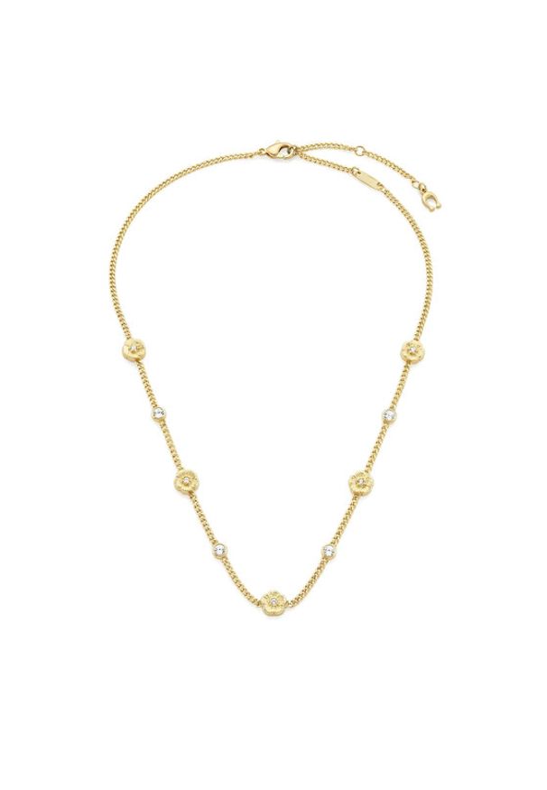 Coach Naszyjnik 37541358 Złoty. Materiał: metalowe. Kolor: złoty