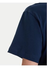 Versace Jeans Couture T-Shirt 80GAHT05 CJ00T Granatowy Regular Fit. Kolor: niebieski. Materiał: bawełna #4