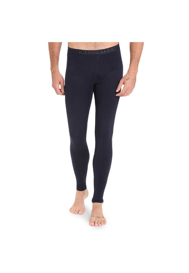 Legginsy Icebreaker Merino 200 Oasis Thermal 1043694011 - granatowe. Kolor: niebieski. Materiał: materiał, wełna. Sport: turystyka piesza