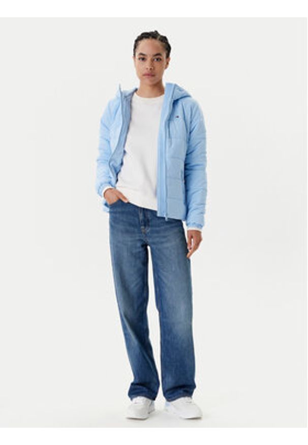 Tommy Jeans Jeansy Layla DW0DW20512 Granatowy Straight Fit. Kolor: niebieski